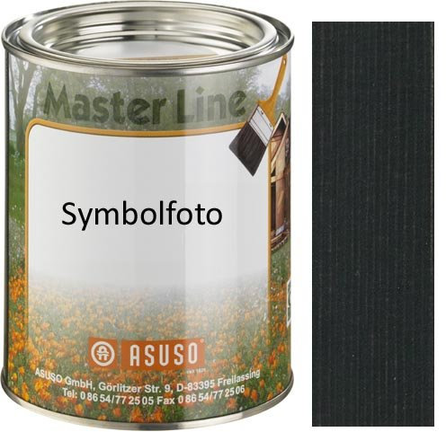 Asuso Holzlasur LANGZEITSCHUTZ 0,75 L ebenholz