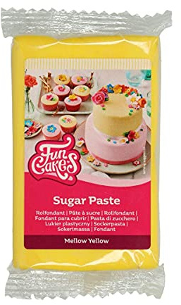 Funcakes Pte À Sucre Jaune 250 G