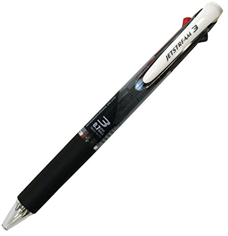 Uni Ballpoint Pen Jetstream 3 Color Red, Blue Ink 0.7mm, Black (SXE340007.24)