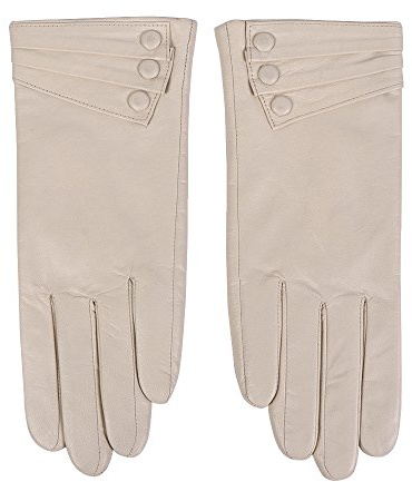 Nappaglo Damen Touchscreen Leder Handschuhe klassische Lederhandschuhe Italienisches Lammfell Winter Warm Handschuhe (Non-Touchscreen)