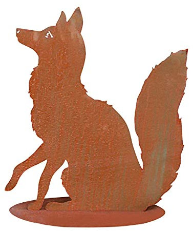 440s Rouille renard assis sur plaque H env. 60 cm | SA-Fusi | 4260353198434