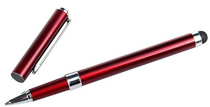 Tek Styz PRO Stylus + Pen Works for Dewalt MD501 with Custom High Sensitivity Touch and Black Ink! [3 Pack-RED]