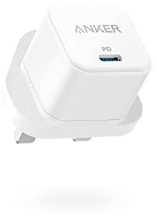 USB C Plug, Anker 20W USB C Charger - Fast Charging PowerPort III Cube Charger, Compatible with iPhone 16/16 Plus/16 Pro/16 Pro Max, 15/14/13/12 Series, Galaxy, iPad (Cable Not Included)