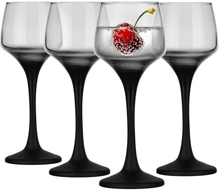 Glasmark Krosno Lot de 4 à shot de 75 ml pour shots, à, shots, à liqueur, à liqueur, coffret cadeau Midnight 4 x 75 ml