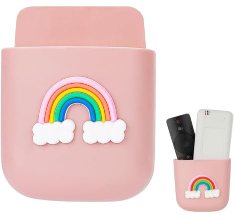 Organizador escritorio versátil, Caja de almacenamiento adhesiva de pared, ideal para Suministros de oficina, Artículos de Papelería y Accesorios de Escritorio