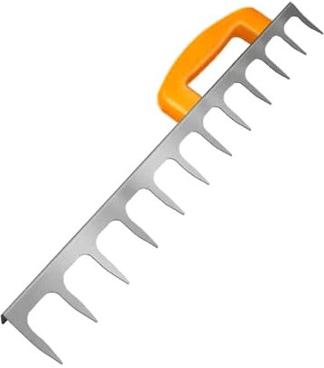 Truelle à encoche à dents de mortier, truelle de nivellement du béton - Truelle à encoche précise et durable | Truelle à main et outil de construction de carreaux pour les projets professionnels, conc