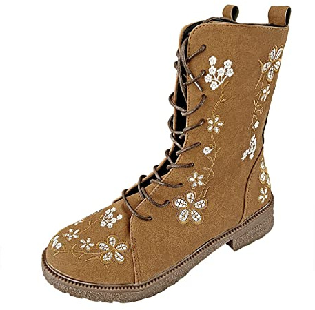 Botas de Campo,Botas Equitacion Mujer Comodos Elegante y Práctica Antideslizante Botines Western Botines Trekking Trekking Zapatos con Plataforma Casual o de Fiesta