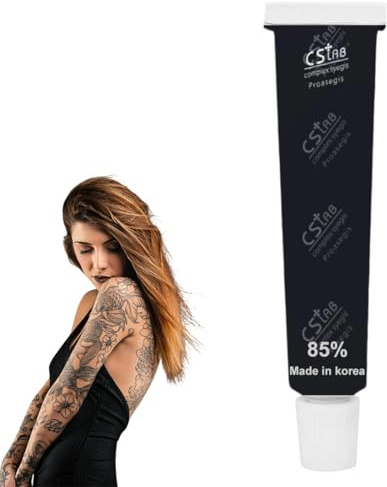 YAYNO 10g Crema per tatuaggi Crema Preparatoria per Laser e Tatuaggi Crema Idratante per Pelle Tatuata,Nutriente e Lenitiva