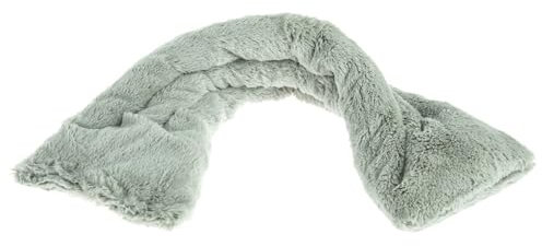 Pelucho - Bouillotte tour de cou Gris - Made in France - Lavande et blé - Chaleur - Bien être - Douceur - Douleurs cervicales et lombaires - bouillotte micro-onde