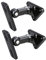 Howonder HD-15 Universal Lautsprecher Wandhalterung，für kleine Lautsprecher,Säulenlautsprecherhalterungen, halten bis zu 15 lbs (2 Packungen schwarz)