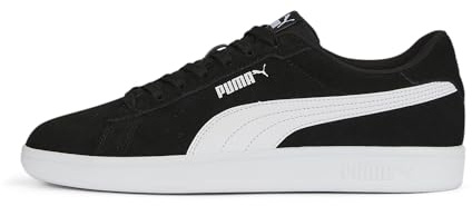 PUMA Mens Smash 3.0 Sneaker, Puma Black Puma White, 9.5 UK