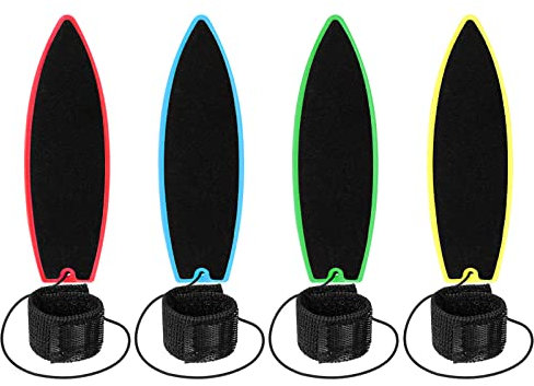 4 Stück Finger Surfbrett Mini Fingerboard Spielzeug Finger Surfboard für Auto Tragbare Leichte Fingerboards Skateboards Mini Surfboard für Kinder Jugendliche Erwachsene Surfer, 4 Farben