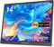 ZFTVNIE Tragbarer Monitor 14 Zoll FHD 1920 x 1200P Portable Monitor USB-C IPS Bildschirm HDR, Externer Monitor für Laptop PC Telefon Xbox Ras Pi PS5/4 Switch