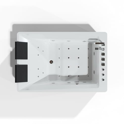 SPALINA Bañera de hidromasaje TONSAY Duo Jets 2 Places L. 180 cm. Ancho: 120 cm