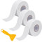 Cinta Selladora Impermeable 3 Rollos Blanco Cinta Adhesiva Impermeable Autoadhesiva Juntas de Calafateo para Cocina, Lavabo, Baño, Bañera, Aseo, Esquinas de Pared (3.8cm x 3.2m)