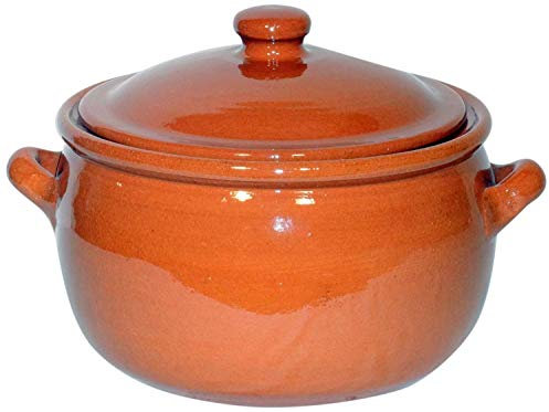 Amazing Cookware - Pentola in Terracotta Naturale, capienza 1,5 l