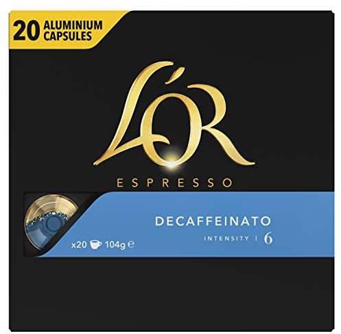 L'Or Espresso Café - 200 Capsules Decaffeinato Intensité 6 - compatibles Nespresso®* (lot de 10 x 20)