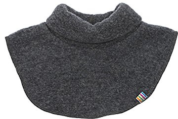 Joha Kinder Unisex Schlupf-Schal Rollkragen-Einsatz reine Merinowolle, Größe:4-6, Farbe:koks melange