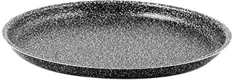 Home Stone Stampo Pizza Tondo, Antiaderente, Pietra, Antracite, 32 cm