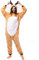 Katara 1744 (30+ Designs) REH-Kostüm Hirsch Hellbraun, Unisex Onesie/Pyjama-Qualität für Erwachsene & Teenager