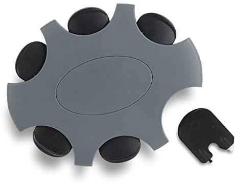 JB White 6 Stück ProWax MiniFit Cerumenfilter für Hörgeräte kompatibel mit Oticon, Bernafon und Auditio Hörgeräten, Disk mit 6 Werkzeugen und 6 Filtern, schwarz