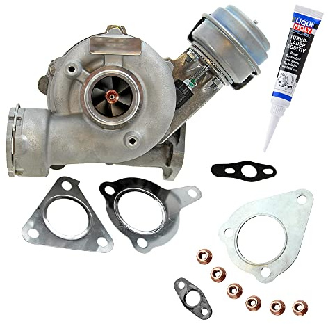 ATEC Germany 1x Turbolader, inkl. Montagesatz, 1x Additiv Turbolader-Erstbefüllung, Kompatibel mit A udi A4 B6, A4 B7, A6 C5, A6 C6, SKODA SUPERB 1, VW PASSAT B5.5 (3B3)(3B6)