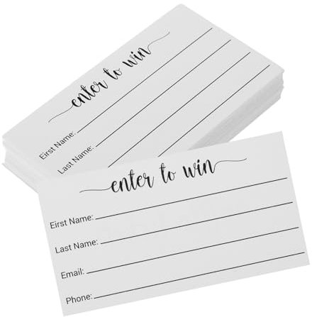 AUTSUPPL 100 Stück Leere Tombola-lose Mehrzweckige Abstimmungstickets Kleine Kartenbögen Für Veranstaltungen