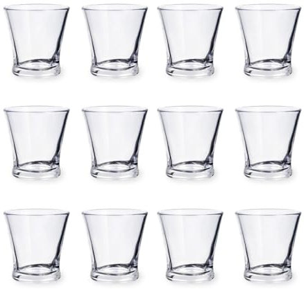 Quid Lucia 2 Set 6 Vasos Bajos Vidrio 10cl Sodo Apto Microondas Ecológico