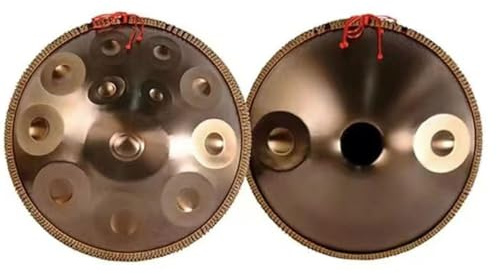 Handpan Drum, Tamburo Per Handpan Da 22 Pollici, Percussioni Armoniche, Tamburo In Acciaio 432HZ, Con Supporto Per Handpan, Custodia Per Handpan(9Notes)