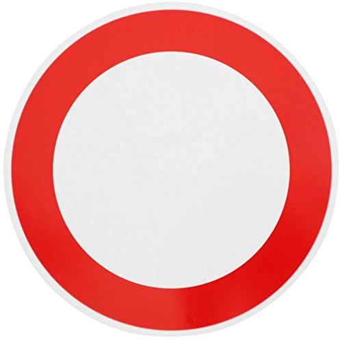 ORIGINAL Verkehrszeichen Nr. 250 Verbot für Fahrzeuge aller Art 420 mm DN Verbotsschild Verkehrsschild RAL Schild Verkehrsschilder Schilder Warnschild Straßenschild Straßenzeichen Hinweisschild StVO