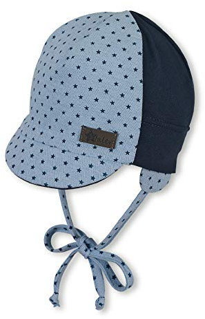 Sterntaler Baby - Jungen Schirmmütze Mütze, Himmelblau, 47 EU