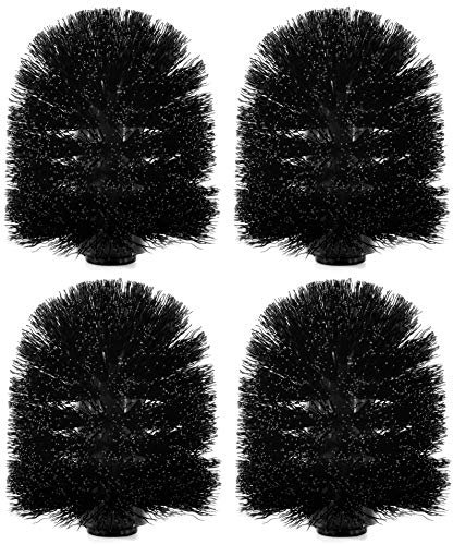 My-goodbuy24 Premium WC Bürste Edelstahl - Goldener Griff - Ersatztoilettenbürste - Ersatzklobürste - Klobürste - Toilettenbürste (4 Ersatzköpfe)