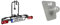 EUFAB 11569 Fahrradträger CROW BASIC + EUFAB 16412 Universal Wandhalterung für Fahrradträger