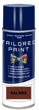 RAL3009 Oxide Red MATT Aerosol Paint Can Direct MATT Paint RAL Colour Code For Wood, Metal, Plastic, PVC, UPVC, Fascia Boards - Indoor & Outdoor