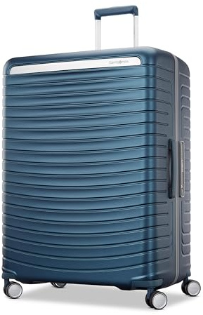 Samsonite Unisex Framelock Hardside Luggage with Spinner Wheels, Emerald Teal, Large Spinner, Framelock Hardside Luggage with Spinner Wheels