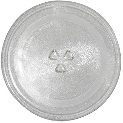 Replacement Microwave Glass Tray, Diameter 31.5 cm, Heat and Heat Resistant for Microwave Oven