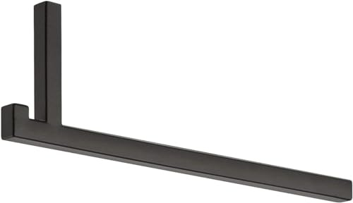 Gedotec Wall Coat Rack Panel Wardrobe Rail 230 mm Polished Metal Clothes Rail for Shelf and Wall Mounting L Shape with Screws