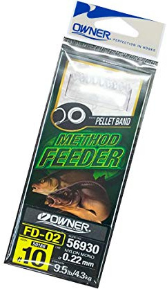 Balzer Owner Method Feeder-Rig: Haken mit Pelletband (Schonhaken) (8)
