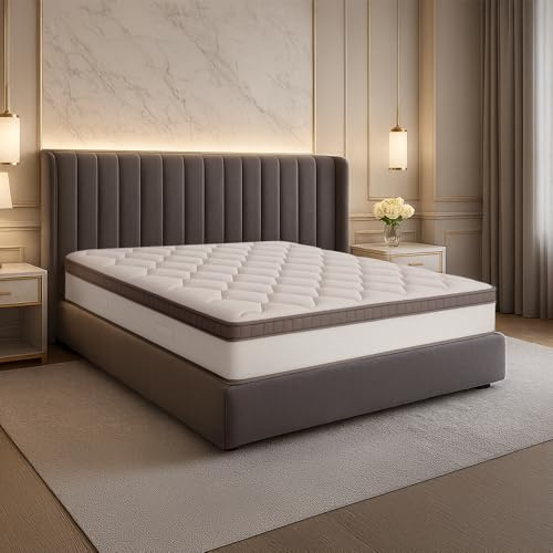 Farmarelax - Materasso una piazza e mezza 120x190, Molle Insacchettate e Memory, Altezza 26 cm, Fascia 5D traspirante, Ortopedico e Anallergico, Spring Rest Memo