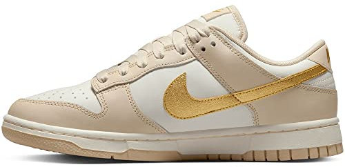 Nike Damen Basketball, Phantom/Metallic Gold, 41 EU