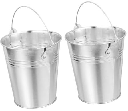 HEMOTON 2pezzi Secchio da Barbecue Esterno in Secchio Raccogli Grasso per Design Compatto per Picnic e Uso Esterno Facile da Pulire e Riutilizzabile