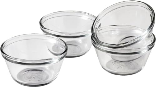 Anchor Hocking 6-Ounce Glass Custard Cups, Set of 4