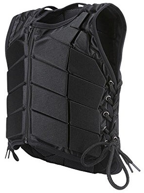 EBTOOLS Riding Vest, Schwarz einstellbar Horse Riding Vest Reitschutzweste Schutzweste für Mädchen und Jungen, 3 Größe optional (CM)