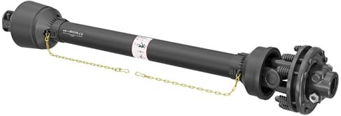 WilTec Toma de Fuerza T5 Eje transmisión cardán 1100-1210mm 620Nm 540rpm PTO 54kW (74CV) 2X 1 3/8 6 dient.