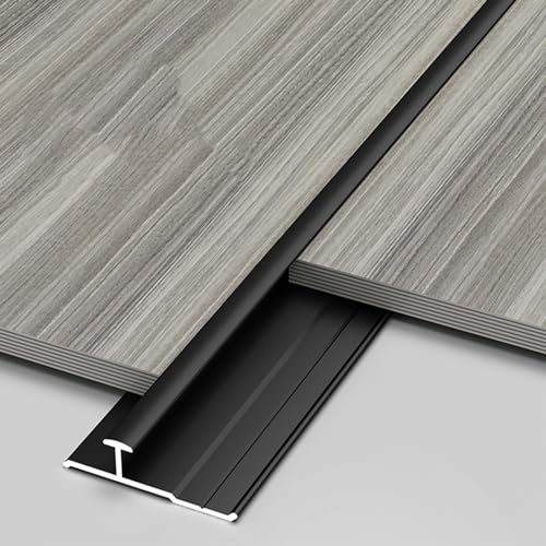 Yoeoefuo Übergangsleiste Boden Abschlussprofil 3 Stücke Übergangsschwellenwert Fliese Zum Teppich Türleiste Fliesen Teppichleisten Rutschfester Türleisten Aluminium Schwellenrampe