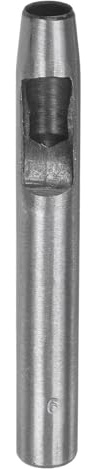 QUARKZMAN Poinçon Creux pour Cuir de 9 mm - Outil de Poinçonnage Rond pour Ceinture en Acier au Carbone - Poinçon Unique - Artisanat en Cuir - Papier - Tissu - Plastique - Matériau Souple