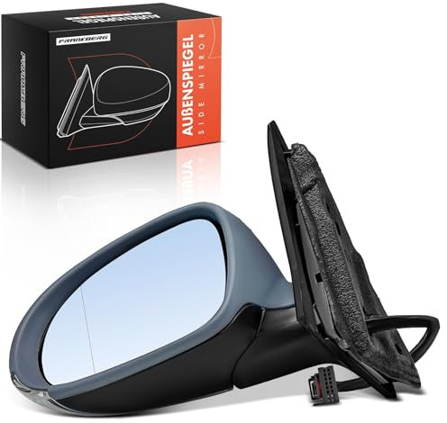 Frankberg Außenspiegel Links Aussenspiegel Elektrisch 7-Polig Kompatibel mit Golf V Variant 1K5 Kombi 2007-2009 Golf VI Variant AJ5 Kombi 2009-2013 Replace# 1K1857507BGFKZ
