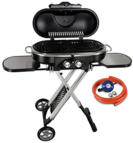 Gas BBQ Portable Folding 2 Burners Ideal for Garden Camping and Caravan