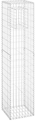 Columna de gavión 40 x 40 x 180 cm, hierro, 151264