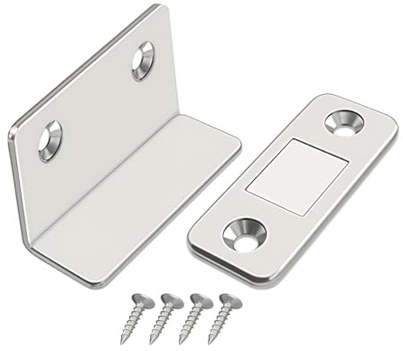 Chiusure magnetiche per ante 'armadio, 2 pezzi, ultra sottili, autoadesive, invisibili, senza foratura, chiusura magnetica per ante 'armadio, cassetti 'ufficio, casa, negozio